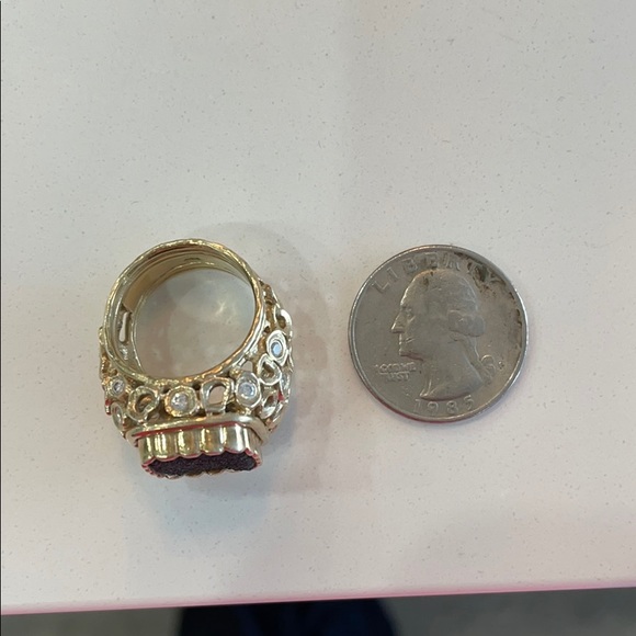 Druzy Quartz Ring - Melinda Maria - - Picture 6 of 13